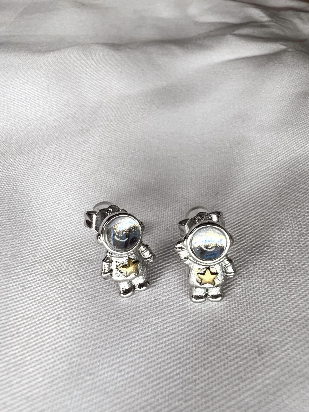 Pendientes Astronauta