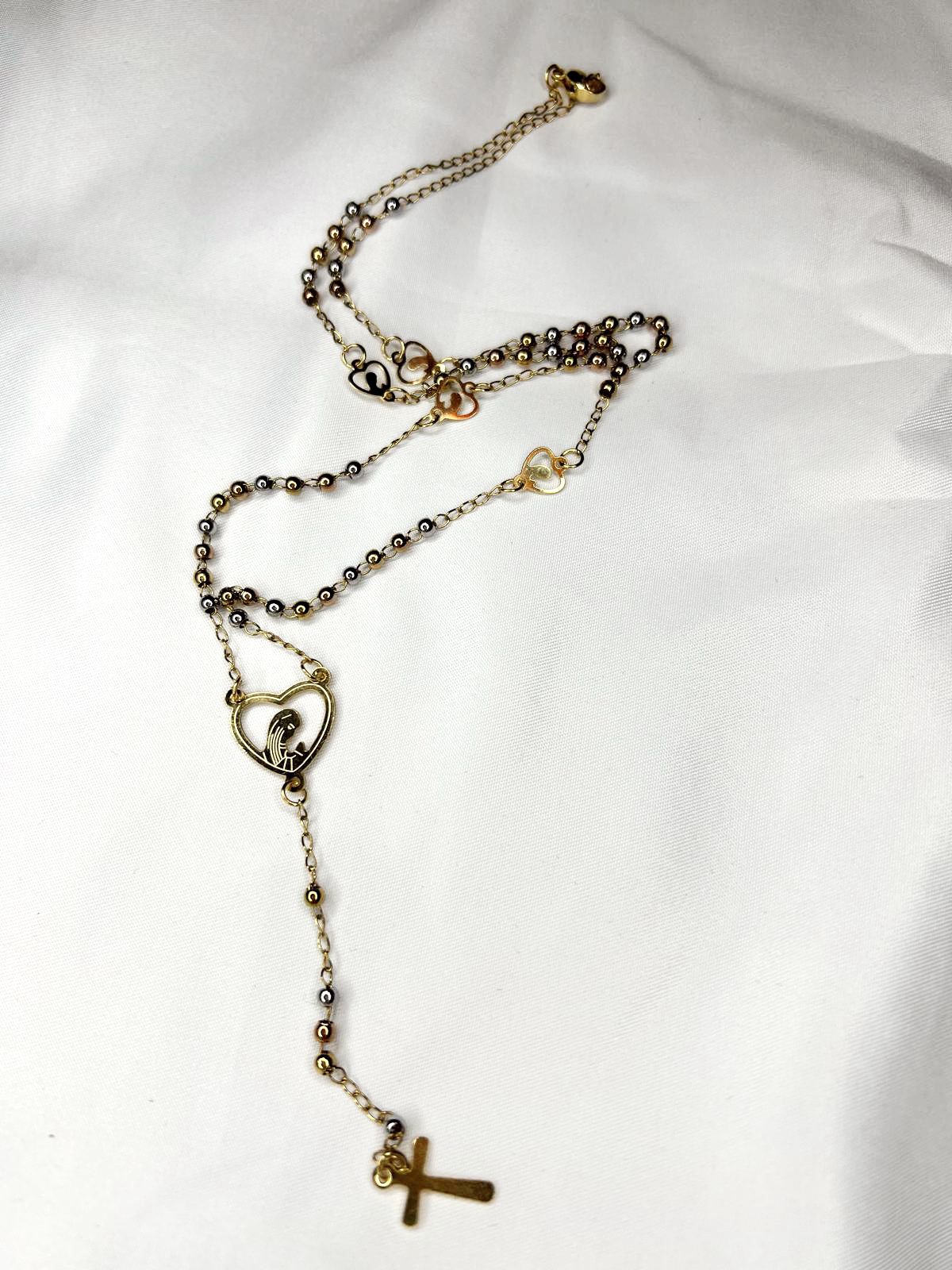Rosario corazón virgen