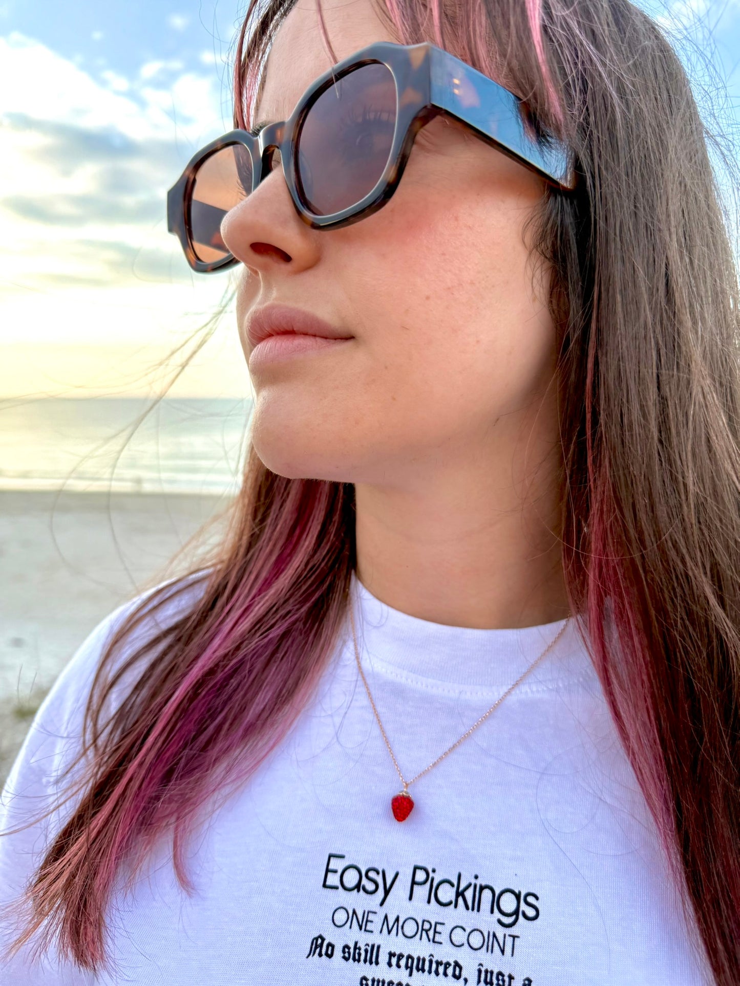Collar Fresa Real