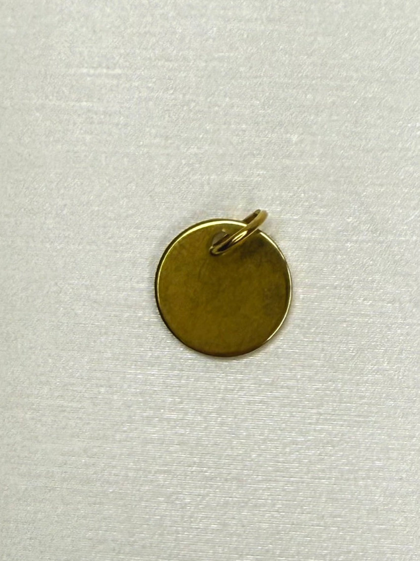 Token CM Round Plate