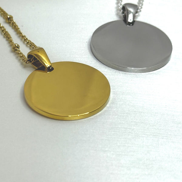 Token CM Round Plate