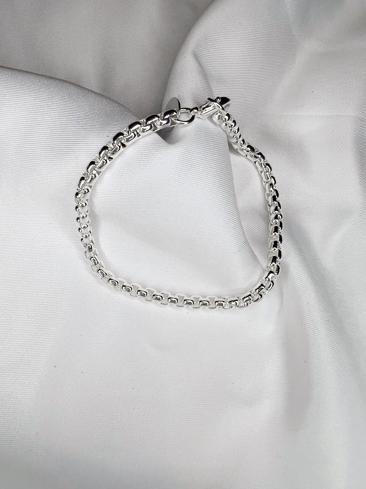 Pulsera eslabón plata