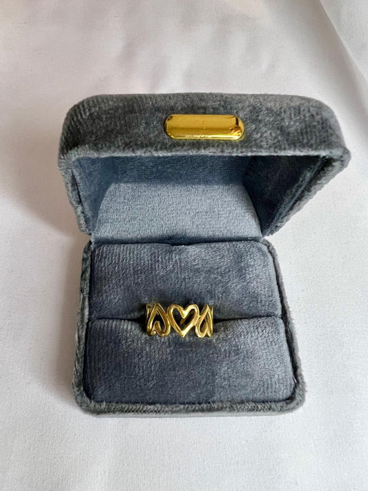 Anillo corazones