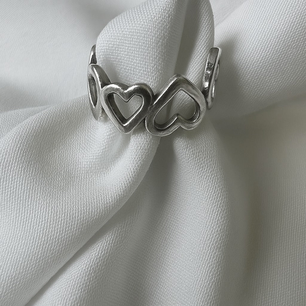 Anillo corazones