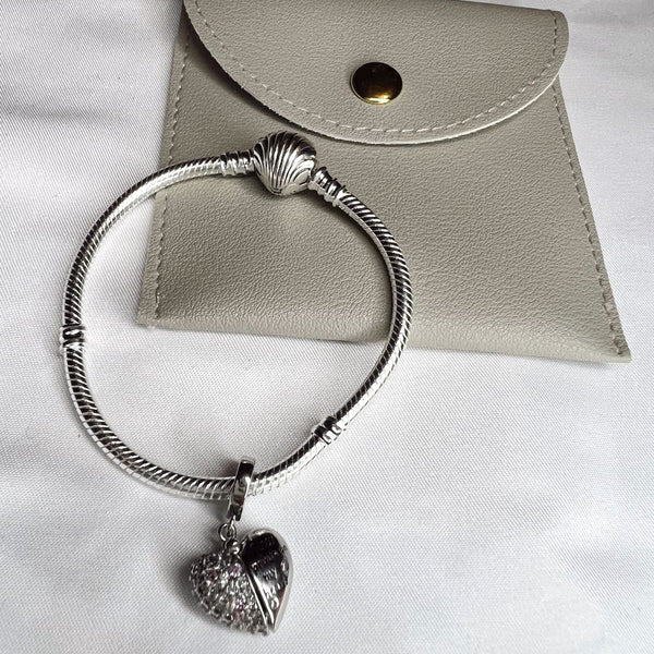 Charm corazón patita